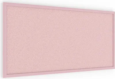 Produktbild von Pinnwand, Korktafel in Pink, 80x40 cm, Holzrahmen - Pink lackiert
