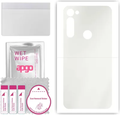 Produktbild von apgo Rückseite Schutzfolie, Matt, kompatibel mit Motorola Moto G Stylus  PRO, Hinten Hydrogel-Displayschutzfolie mit Positionierhilfe, kratzfest, einfache Montage