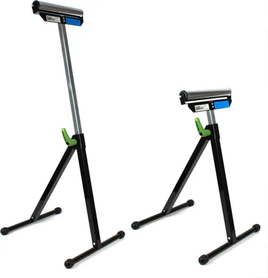 Produktbild von 2x Rollenbock 90 kg höhenverstellbar bis 109cm 30 cm Rollenbreite klappbar Schnellverschluss