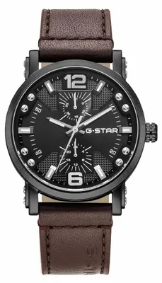 Productafbeelding van G-Star Horloge Rovic Brown Black