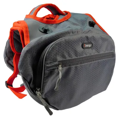 Hunde-Rucksack 2-in-1, wasserdicht, mit 2 Flaschen, groß