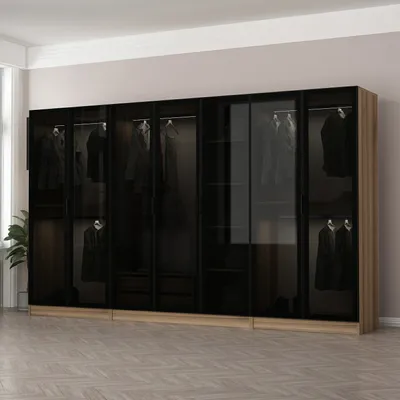 Immagine prodotto di Skye Decor, Kale - 7652, armadio, fumo, 100 % PANNELLI DI PARTICELLE RIVESTITI IN MELAMMINA, 315 x 52 x 210 cm