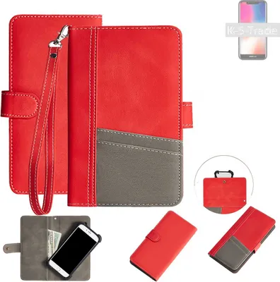 Produktbild von K-S-Trade Handy Schutzhülle für Huawei Nova 4 Hülle Portemonnee Brieftasche Klapphülle Kartenfächer Flip Wallet Case Etui