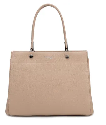 Imagen del producto de Bolso de mano mujer piel vegana poliuretanoLunara Nova negro azul Black B UNICA 31x22x13.5 cm