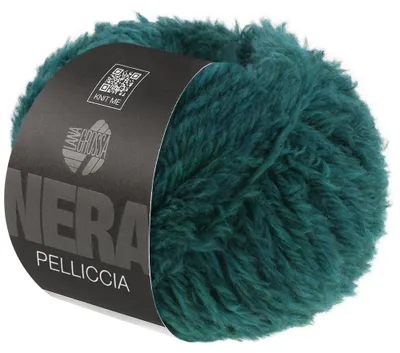 Produktbild von Lana Grossa PELLICCIA (NERA) 50 g flauschiges Effektgarn 90 m Farbe 010 - Petrol