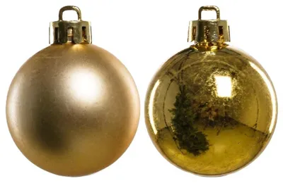 Produktbild von TrendLine Weihnachtskugeln bruchfest, langlebig Ø 4 cm gold 16 Stück