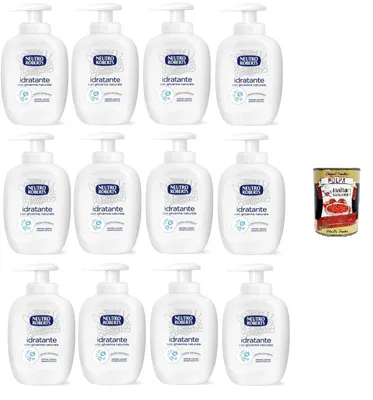 Produktbild von Neutro Roberts sapone liquido Idratante, feuchtigkeitsspendend Seife 12x 200 ml + Italian Gourmet polpa 400g