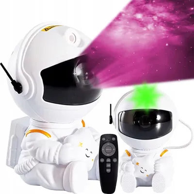 Produktbild von Sternenprojektor Astronauten-Nachtlampe für Kinder, Sternenprojektor-Fernbedienung