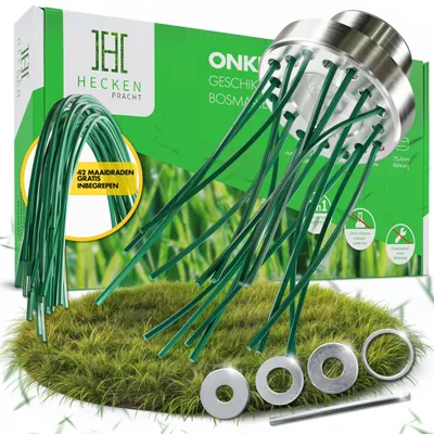 Immagine prodotto di Spazzola professionale in nylon per decespugliatore, con 42 fili in nylon