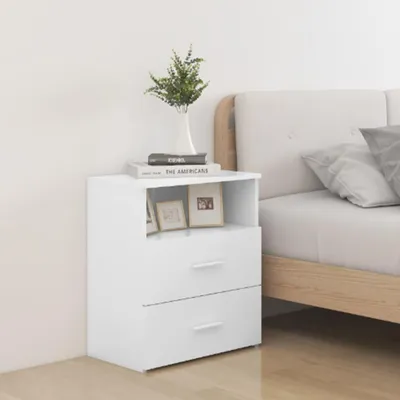 Zdjęcie produktu dla VidaXL 803273, Biały, Drewno, 500 mm, 320 mm, 600 mm, 2 szt.