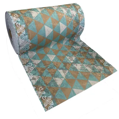 Imagen del producto de Alfombra moqueta antideslizante por metros para cocina y pasillo - Cool Geométrica 7080014
