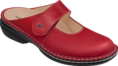Produktbild von Finn Comfort STANFORD Pantoletten Verstellbarer Klettverschluss für sicheren Halt, Herausnehmbares Fußbett für Einlagen, Flexible Sohle für hohen Gehkomfort