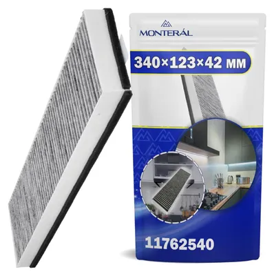 Aktivkohlefilter DKF 13-P, 477x115x30 mm, Ersatzfilter