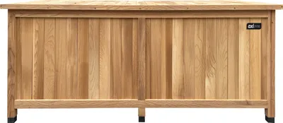 Produktbild von AXI Milo Gartenbox M aus Holz in Braun | Kissenbox für drinnen & überdacht mit Boden und Schloss | Aufbewahrungsbox / Auflagenbox wasserdicht für