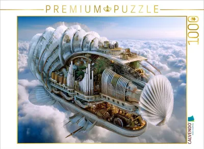 Produktbild von CALVENDO Puzzle Windorgel der Lüfte | 1000 Teile Lege-Größe 64x48cm Foto-Puzzle für glückliche Stunden