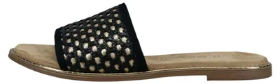 Productafbeelding van Bagatt Goa EVO Damenschuhe Sandalen Flach Pantolette Schwarz Freizeit