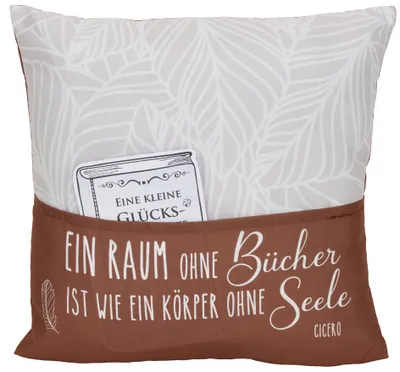 Produktbild von HERGO Sofahelden Lesekissen "Ein Raum ohne..."
