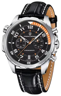 Produktbild von Herrenuhr Pagani Design Zander, mechanisch, echtes Leder, schwarz
