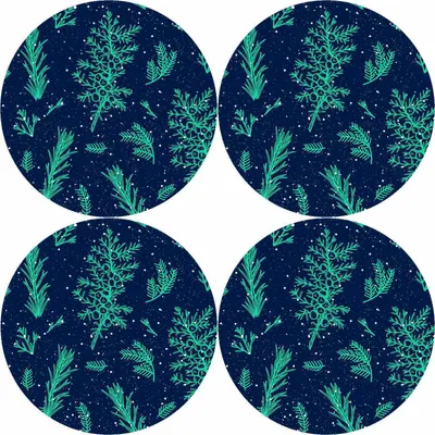 Produktbild von Bertoni Rundes Tischset M 33x33 cm | Eleganz und Zweckmäßigkeit für jeden gedeckten Tisch 4D  |  JUNIPER