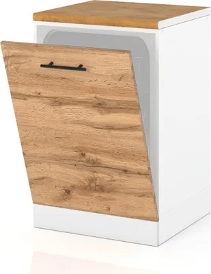 Zdjęcie produktu dla Front Do Zabudowy Zmywarki 60Cm Szafka Kuchenna Spremium Dąb Wotan