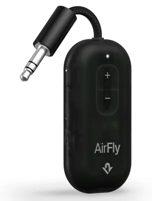 Productafbeelding van AirFly Pro 2 – Bluetooth-adapter voor vliegtuigen, geschikt voor een paar AirPods of andere draadloze hoofdtelefoons