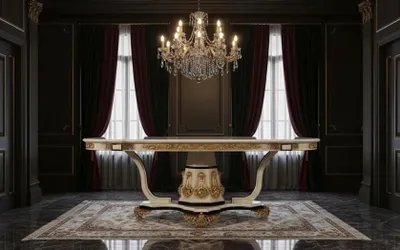 Image de Une table à manger élégante de style classique pour des salles à manger raffinées