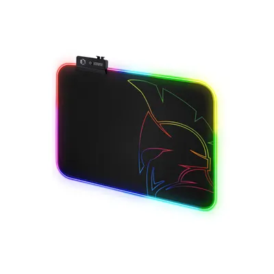 Produktbild von EMPIRE GAMING – Dark Rainbow RGB Mauspad -12 LED-Beleuchtungsmodi – Gaming-Mousepad Lichtstarke Hintergrundbeleuchtung– wasser- und rutschfestes Gummi–Für PC Spiele, MAC und Laptop-300x230x4mm