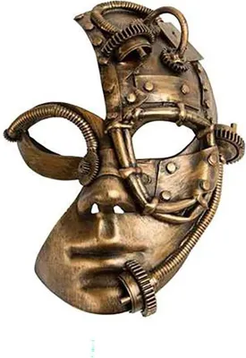 Zdjęcie produktu dla Maska Mama Steampunk Złoty Złoty Jeden Rozmiar