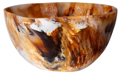 Produktbild von MEXICO Schale - natur/weiß - Polyresin - H. 15,5cm x B. 34,5cm