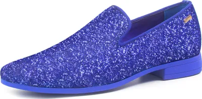 Immagine prodotto di UUBARIS Mocassini slip-on da uomo Party Party Broccato Blu 43