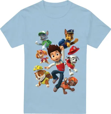 Produktbild von Paw Patrol - "Ryders Pups" T-Shirt für Herren TV6756 (L) (Hellblau)