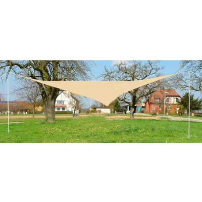 Produktbild von Dreieckiges Sonnenschutzsegel, 3,6 m, beige