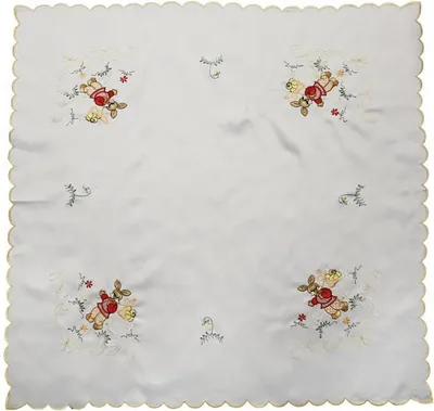 Zdjęcie produktu dla Plamoodporny Obrus świąteczny na stół Wielkanocny 85x85cm