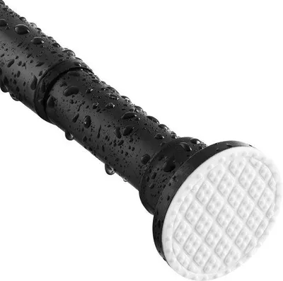 Produktbild von Famanu Duschvorhangstange verstellbar 70-255 cm - Edelstahl, ohne Bohren
