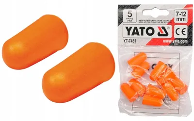 Produktbild von Yato YT-7451 Gehörschutz-Ohrstöpsel 5 Paar Lärmschutz