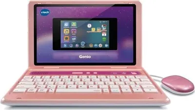 Zdjęcie produktu dla Komputer dla Dzieci VTECH Genio, Klawiatura AZERTY, Ekran 5'', 8GB Pamięci, Różowy