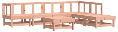 Produktbild von vidaXL 7-tlg. Garten-Lounge-Set Massivholz Douglasie