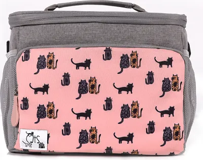 Obrázok produktu pre Biggdesign Cats Izolovaná taška, chladiaca taška – ružová, chladiaca a praktická