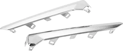 Immagine prodotto di 2 pezzi di modanatura coprifaro antinebbia 57708SG010, modanatura cromata per paraurti, ricambio per Subaru Forester dal 2015 al 2018
