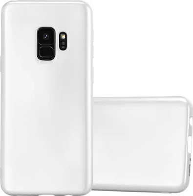 Produktbild von Cadorabo Schutzhülle für Samsung Galaxy S9 Hülle in Silber Handyhülle TPU Silikon Etui Cover Case