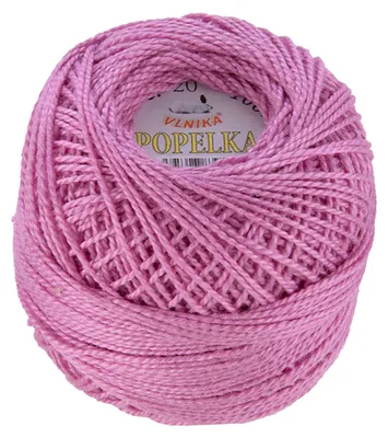 10g Kreuzstickgarn / Häkelgarn Popelka rosa