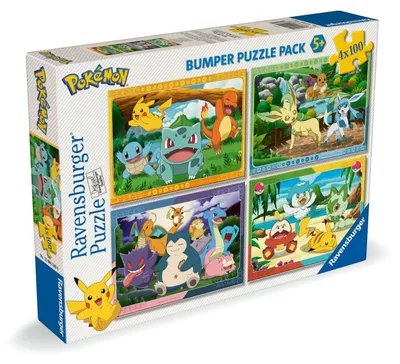 Image de Ravensburger Puzzle Pokémon 4x100 pièces