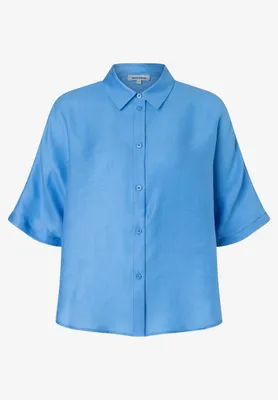 Produktbild von MORE & MORE Blouse with Bat Sleeves breeze blue 38