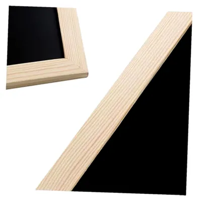 Produktbild von 2 Stück Kreidetafeln 30 x 20 cm Einseitig Abwischbar mit Holzrahmen für Büro und Schule