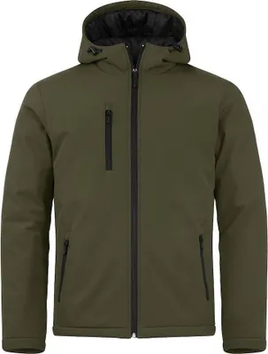 Produktbild von Clique - Softshelljacke Wattiert für Herren BC6001 (M) (Nebelgrün)