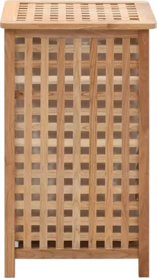 Obrázek produktu pro vidaXL Koš na prádlo 39x39x65 cm, masivní ořechové dřevo