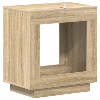 Obrázek produktu pro vidaXL Odkládací stolek Sonoma dub 60 x 40 x 65 cm dřevotřísková deska
