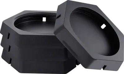Produktbild von VEVOR 4er-Pack Wohnmobil-Nivellierpads Anhänger-Wagenheber-Pads Gummi 2300 kg Tragkraft, große Oberfläche, perfekt für runde Wagenheberfüße (254 mm)
