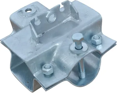 Produktbild von 1 Stück - Knott Klemmschale vierkant 80 mm - Deichsel rund + vierkant 70 mm