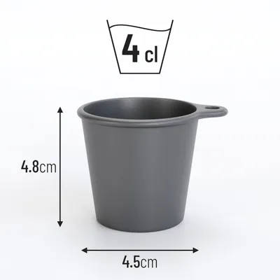 Produktbild von SoPro 6x Schnapsbecher Plastik 4 cl wiederverwendbar - Shotgläser 40 Milliliter bunt - Mehrweg Schnapsglas zum Umhängen